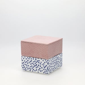 重箱 小＋蓋 2段セット 赤絵 / 呉須 0225