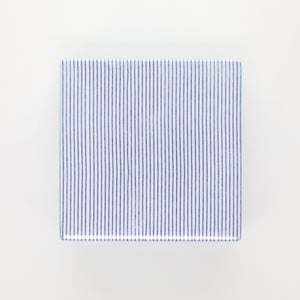 重箱 中＋蓋セット 縞/呉須 0003