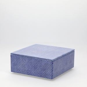 重箱 中＋蓋セット 極七宝/呉須 0003