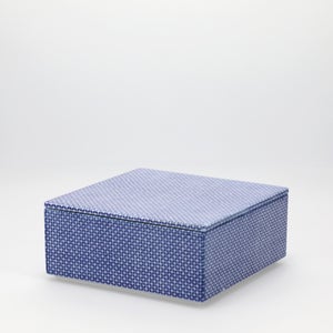 重箱 中＋蓋セット 極七宝/呉須 0002