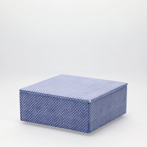 重箱 中＋蓋セット 極七宝/呉須 0004