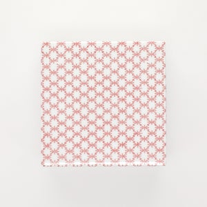 重箱 中＋蓋セット 角松皮菱/赤絵 0001