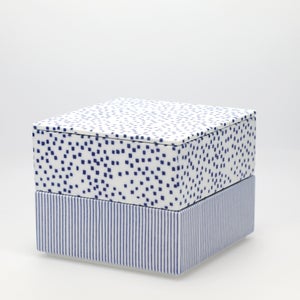 重箱 中＋蓋 2段セット 呉須 / 呉須 0033