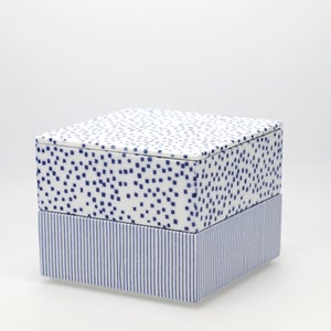 重箱 中＋蓋 2段セット 呉須 / 呉須 0034