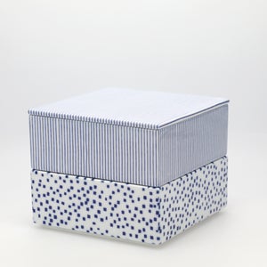 重箱 中＋蓋 2段セット 呉須 / 呉須 0041