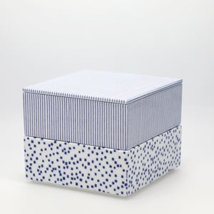 重箱 中＋蓋 2段セット 呉須 / 呉須 0045