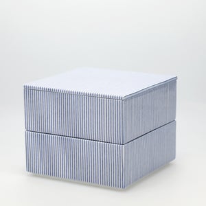 重箱 中＋蓋 2段セット 呉須 / 呉須 0046