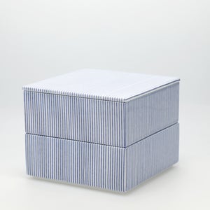 重箱 中＋蓋 2段セット 呉須 / 呉須 0047