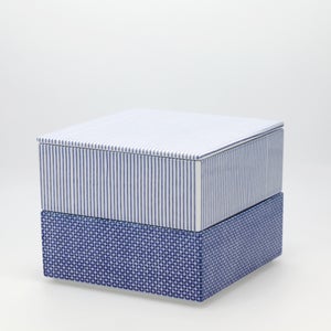 重箱 中＋蓋 2段セット 呉須 / 呉須 0050