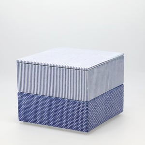 重箱 中＋蓋 2段セット 呉須 / 呉須 0051