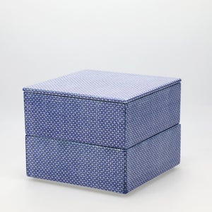 重箱 中＋蓋 2段セット 呉須 / 呉須 0059