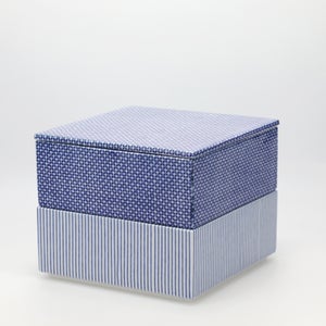 重箱 中＋蓋 2段セット 呉須 / 呉須 0063