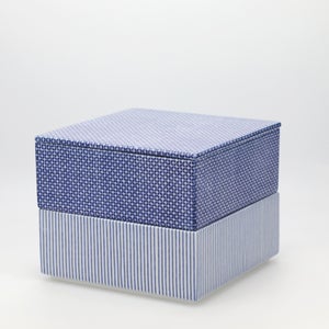 重箱 中＋蓋 2段セット 呉須 / 呉須 0066