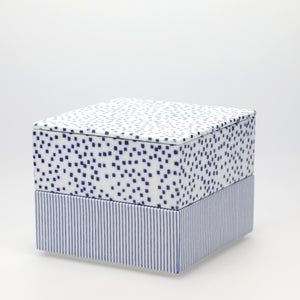 重箱 中＋蓋 2段セット 呉須 / 呉須 0035