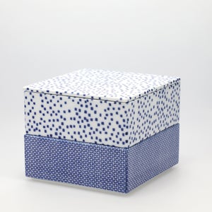 重箱 中＋蓋 2段セット 呉須 / 呉須 0037