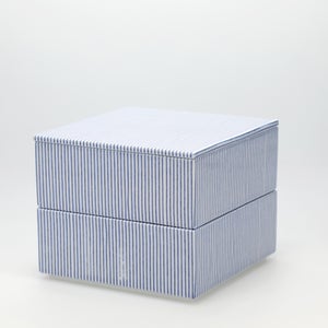 重箱 中＋蓋 2段セット 呉須 / 呉須 0046