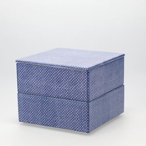 重箱 中＋蓋 2段セット 呉須 / 呉須 0060