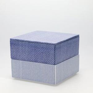 重箱 中＋蓋 2段セット 呉須 / 呉須 0065