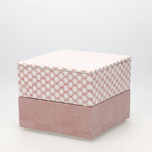 重箱 中＋蓋 2段セット 赤絵 / 赤絵 0179