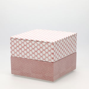 重箱 中＋蓋 2段セット 赤絵 / 赤絵 0181