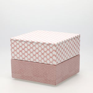 重箱 中＋蓋 2段セット 赤絵 / 赤絵 0182