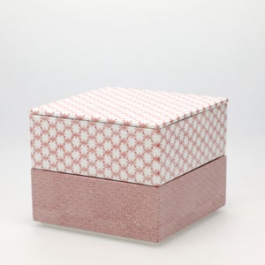 重箱 中＋蓋 2段セット 赤絵 / 赤絵 0183