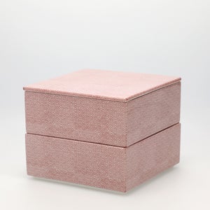 重箱 中＋蓋 2段セット 赤絵 / 赤絵 0190