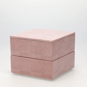 重箱 中＋蓋 2段セット 赤絵 / 赤絵 0191