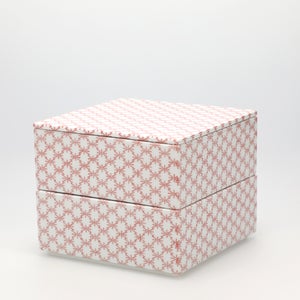 重箱 中＋蓋 2段セット 赤絵 / 赤絵 0176