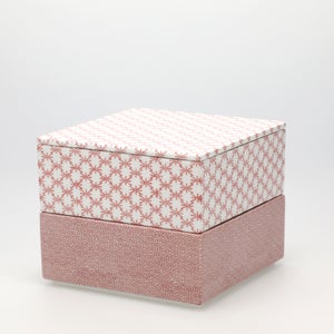 重箱 中＋蓋 2段セット 赤絵 / 赤絵 0179