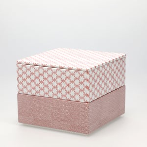 重箱 中＋蓋 2段セット 赤絵 / 赤絵 0180