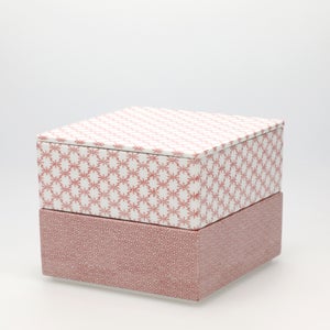 重箱 中＋蓋 2段セット 赤絵 / 赤絵 0182