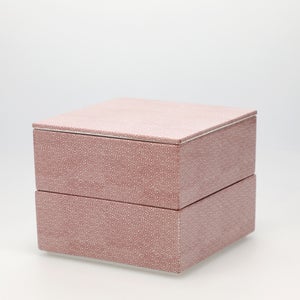 重箱 中＋蓋 2段セット 赤絵 / 赤絵 0191