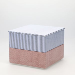重箱 中＋蓋 2段セット 呉須 / 赤絵 0150