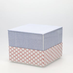 重箱 中＋蓋 2段セット 呉須 / 赤絵 0142