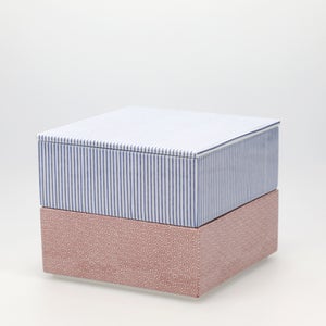 重箱 中＋蓋 2段セット 呉須 / 赤絵 0150