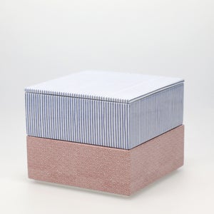 重箱 中＋蓋 2段セット 呉須 / 赤絵 0151