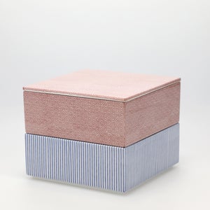 重箱 中＋蓋 2段セット 赤絵 / 呉須 0102