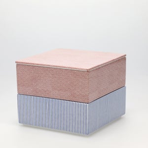 重箱 中＋蓋 2段セット 赤絵 / 呉須 0103