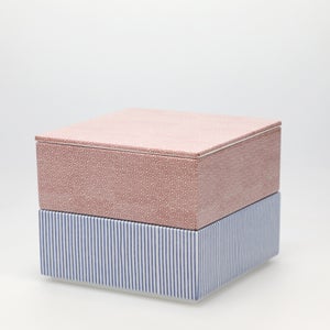 重箱 中＋蓋 2段セット 赤絵 / 呉須 0104