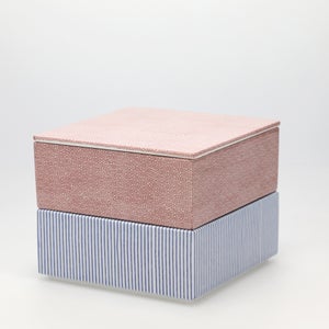 重箱 中＋蓋 2段セット 赤絵 / 呉須 0106