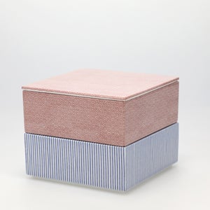 重箱 中＋蓋 2段セット 赤絵 / 呉須 0107