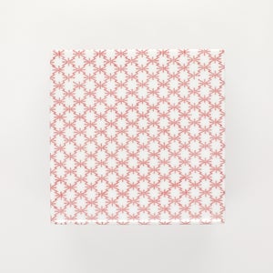 重箱 中＋蓋 2段セット 赤絵 / 銀 0025