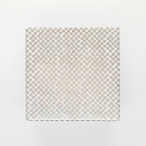 重箱 中＋蓋 2段セット 銀 / 呉須 0027