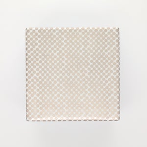 重箱 中＋蓋 2段セット 銀 / 呉須 0028