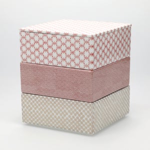 重箱 中＋蓋 3段セット 赤絵 / 赤絵 / 銀 0022