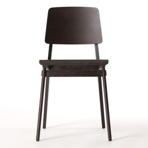 Chaise Tout Bois ダークオーク 0004