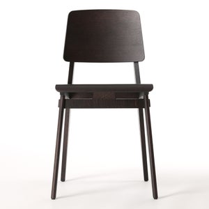 Chaise Tout Bois ダークオーク 0017