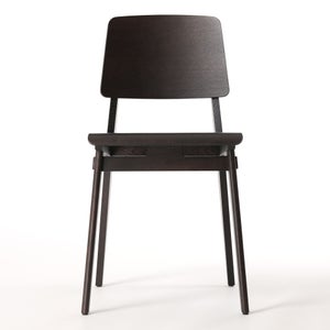 Chaise Tout Bois ダークオーク 0020