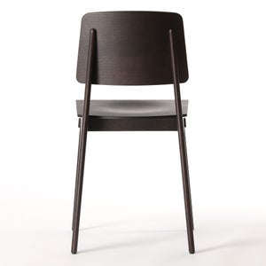 Chaise Tout Bois ダークオーク 0003